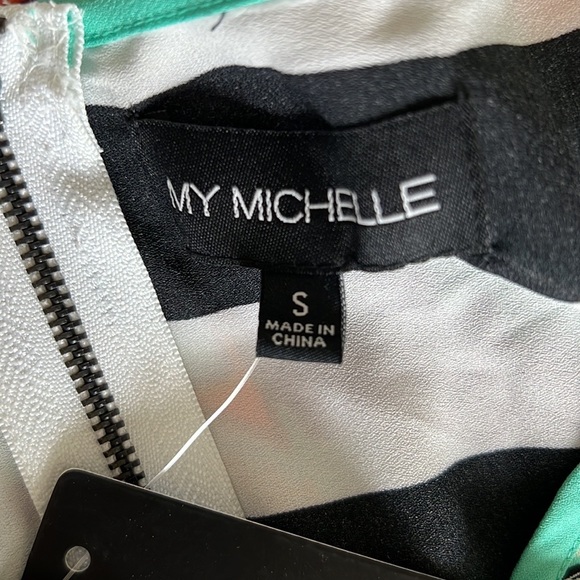 NWT My Michelle chiffon top - Picture 3 of 4